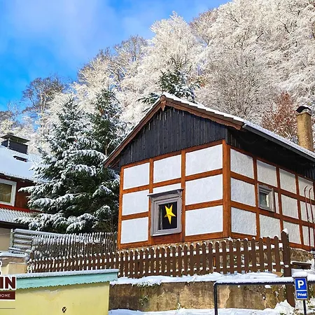 Arode Huette Harzilein - Romantic Tiny House On The Edge Of The Forest Ferienhaus Zorge